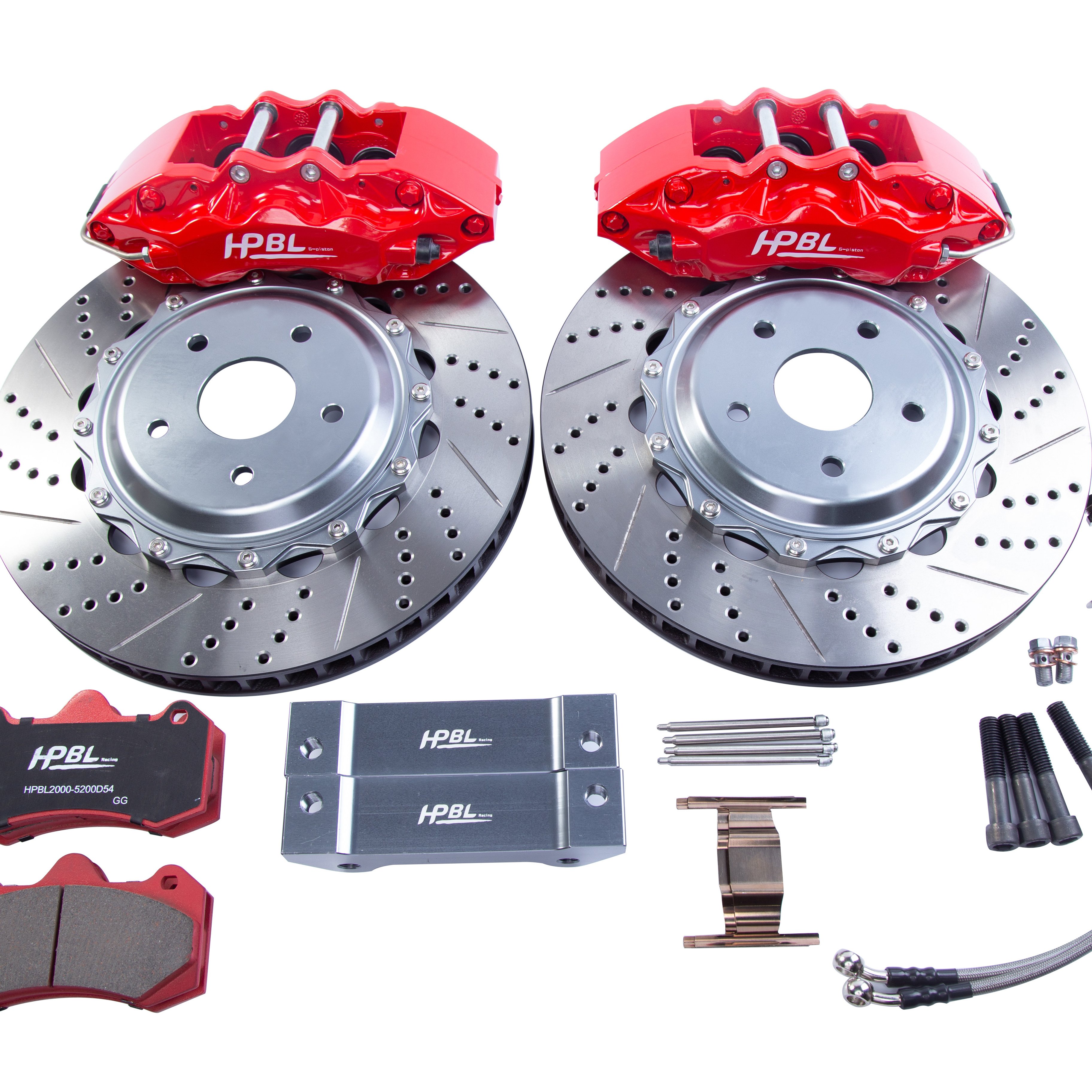 Factory Sale Good Quality Big Brake Kit HP 9040 Front 6 Rear 4 Piston Brake Calipers Upgrade Racing Brake Kit